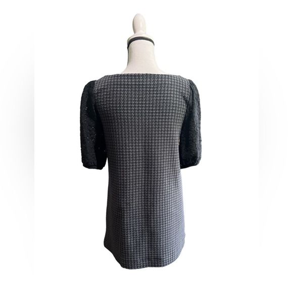 Anthropologie houndstooth mini dress size small with pockets - Picture 3 of 5